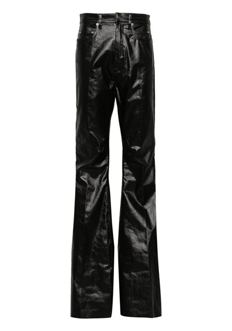 Black Lido Bolan bootcut trousers - men